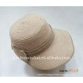 brown adjustable fashion straw visor hat